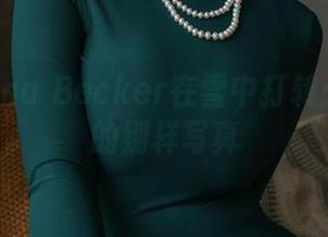 跟着Alina Becker在雪中打转:图集里的别样写真